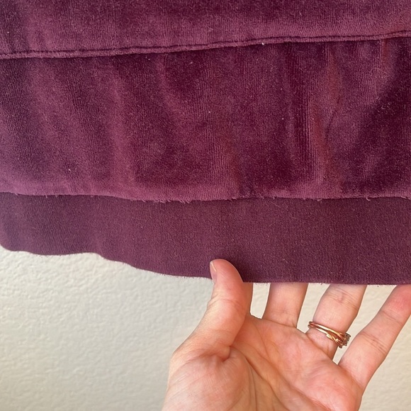 Fabletics crewneck sweater velour purple size large - Picture 7 of 11